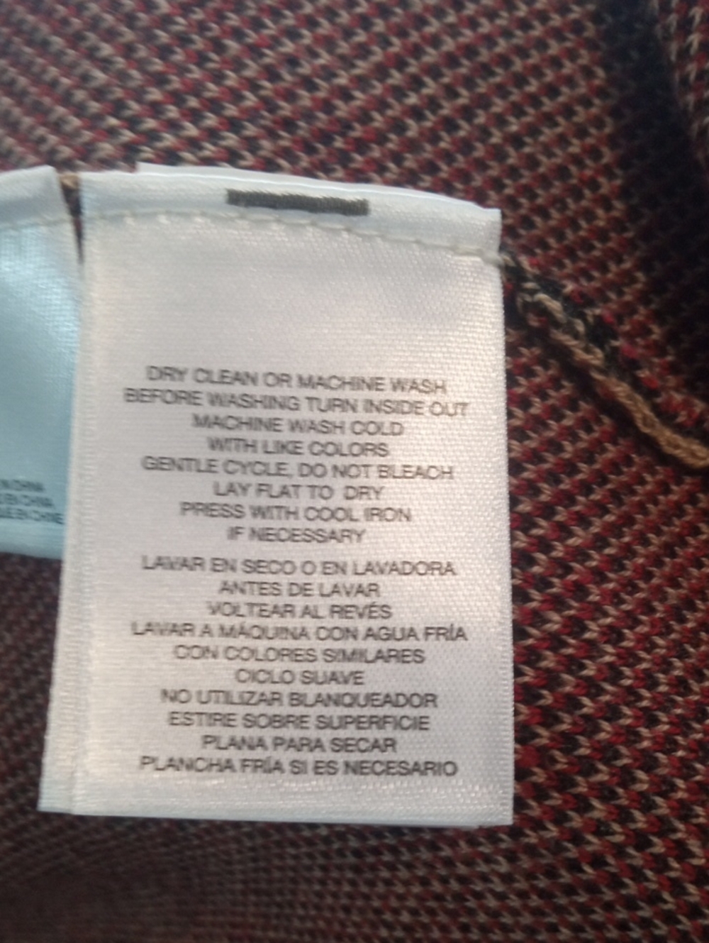 ANNE KLEIN PLAID LONGLINE CARDIGAN - Picture 7 of 9